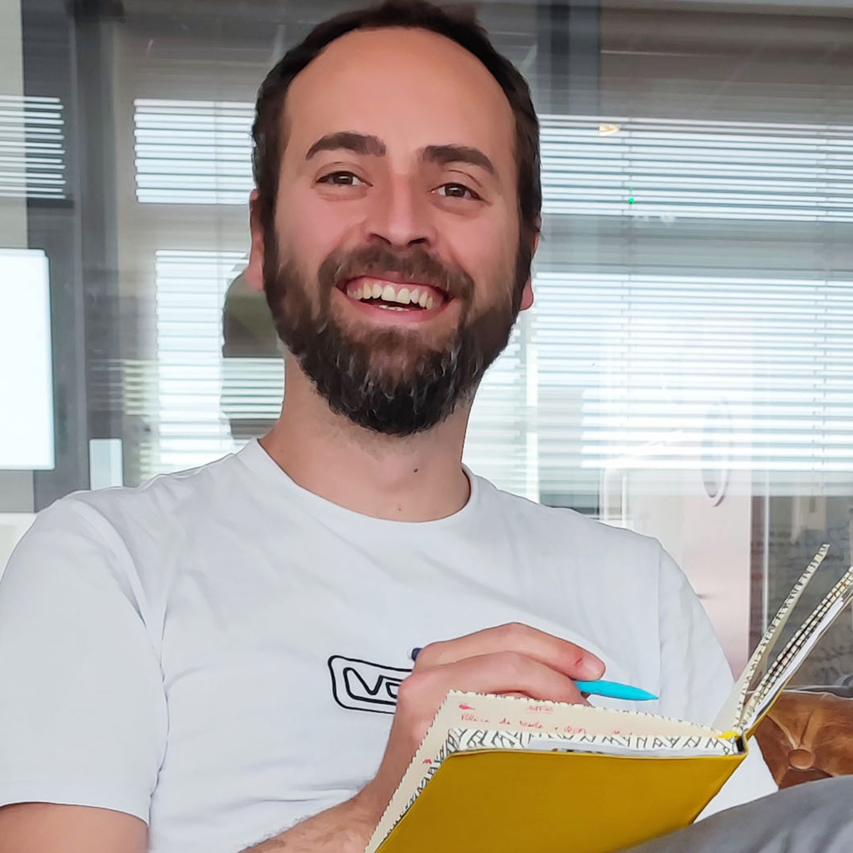 Portrait de Jean-Paul Delfino, écrivain