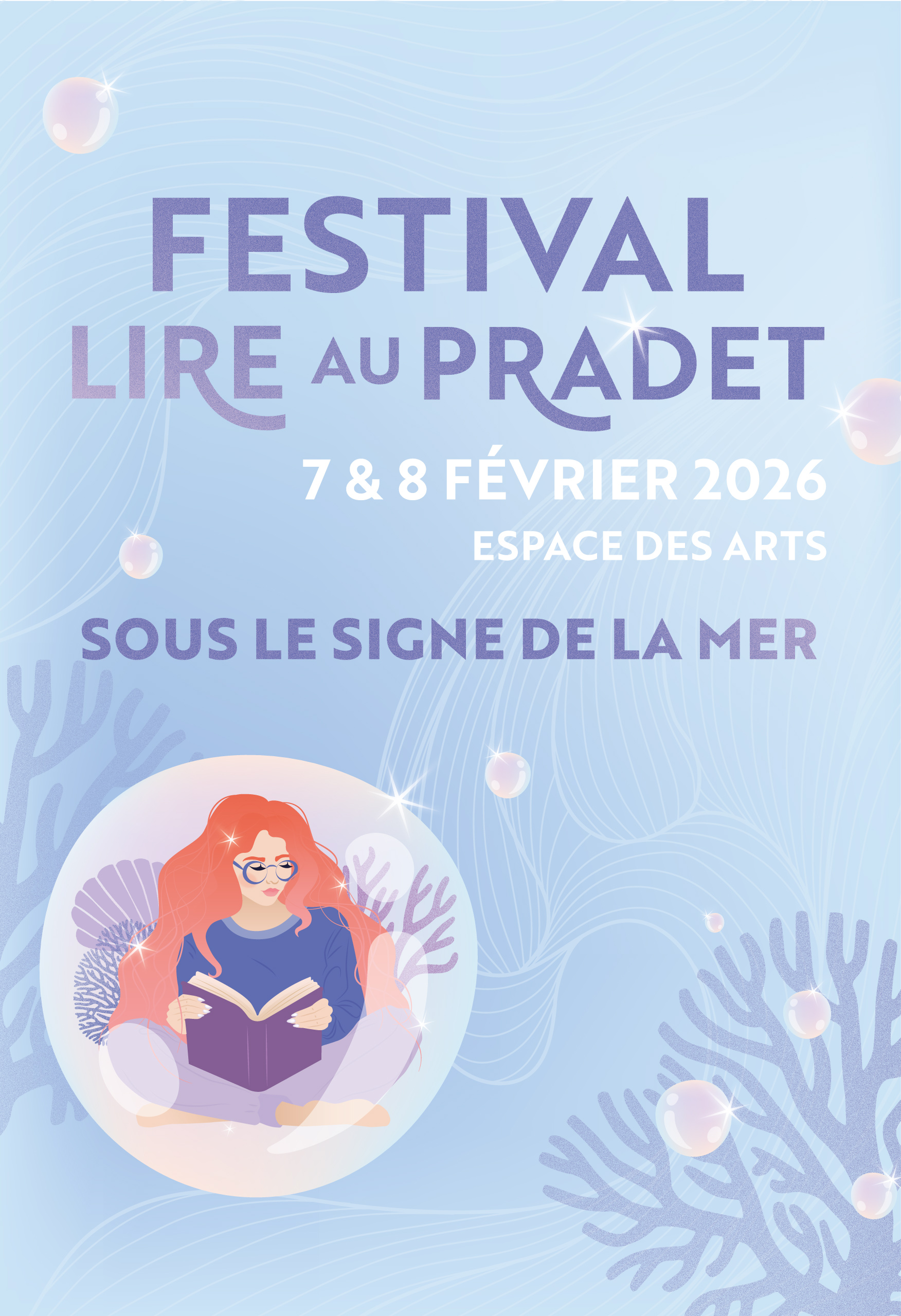 Festival Lire au Pradet. 2ème édition les 23 et 24 Mars 2024 à l'Espace des Arts, présenté par La Ville du Pradet, l'association Lire Au Pradet et la librairie Mille Paresses.